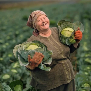 Maria in the farm